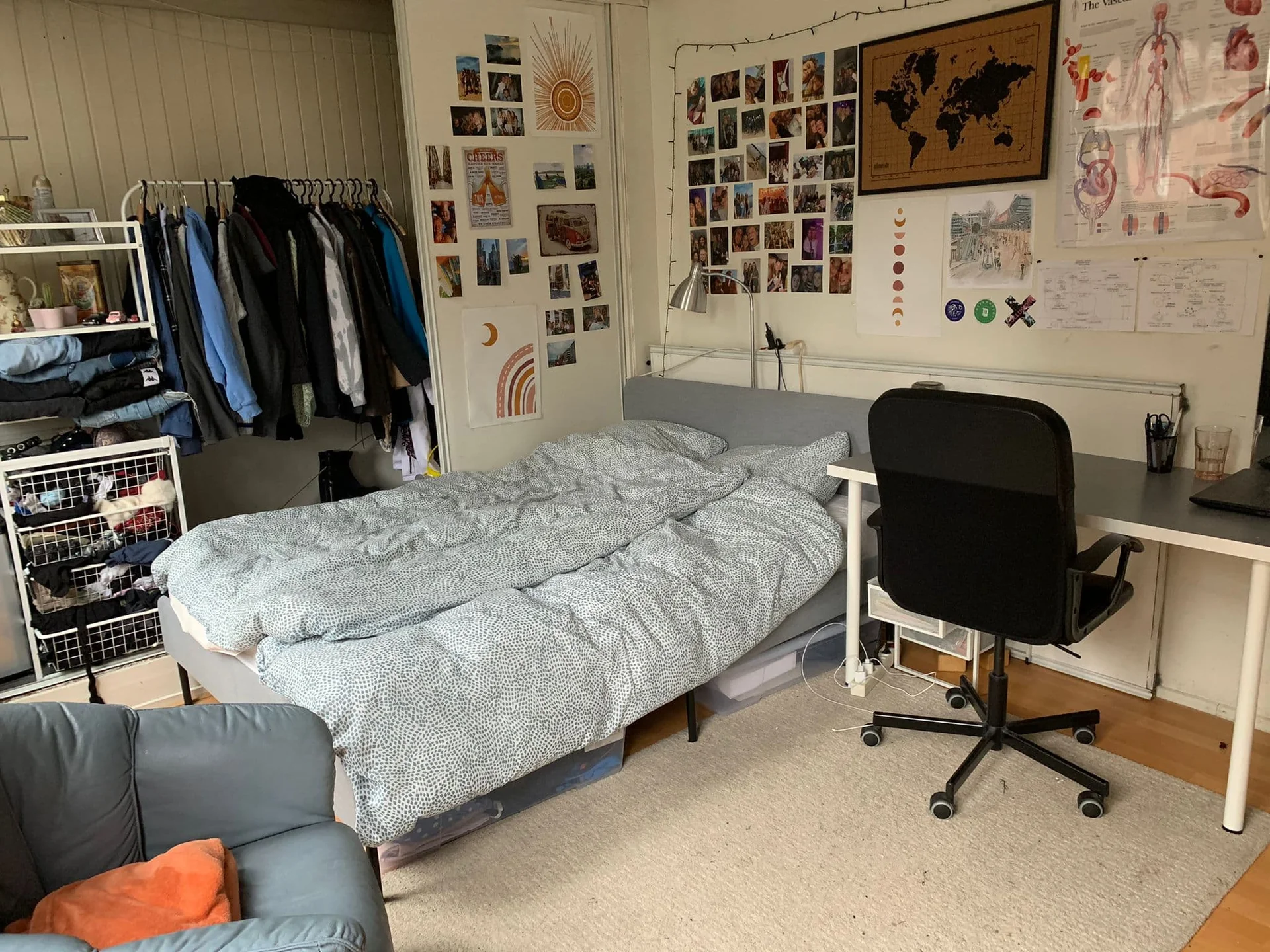 Foto van de Kamer gelegen aan de Zuiderpark in Groningen