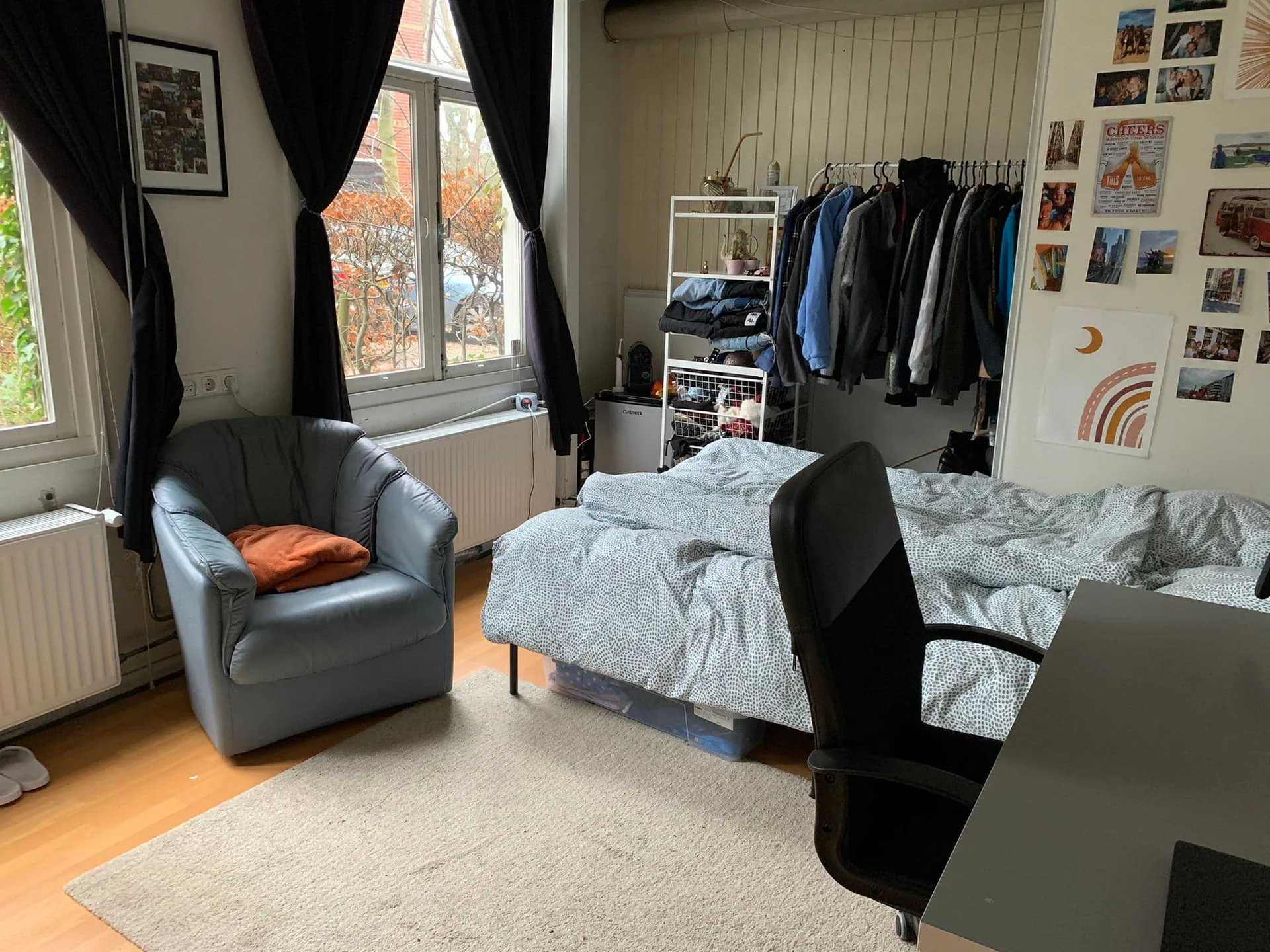 Foto van de Kamer gelegen aan de Zuiderpark in Groningen