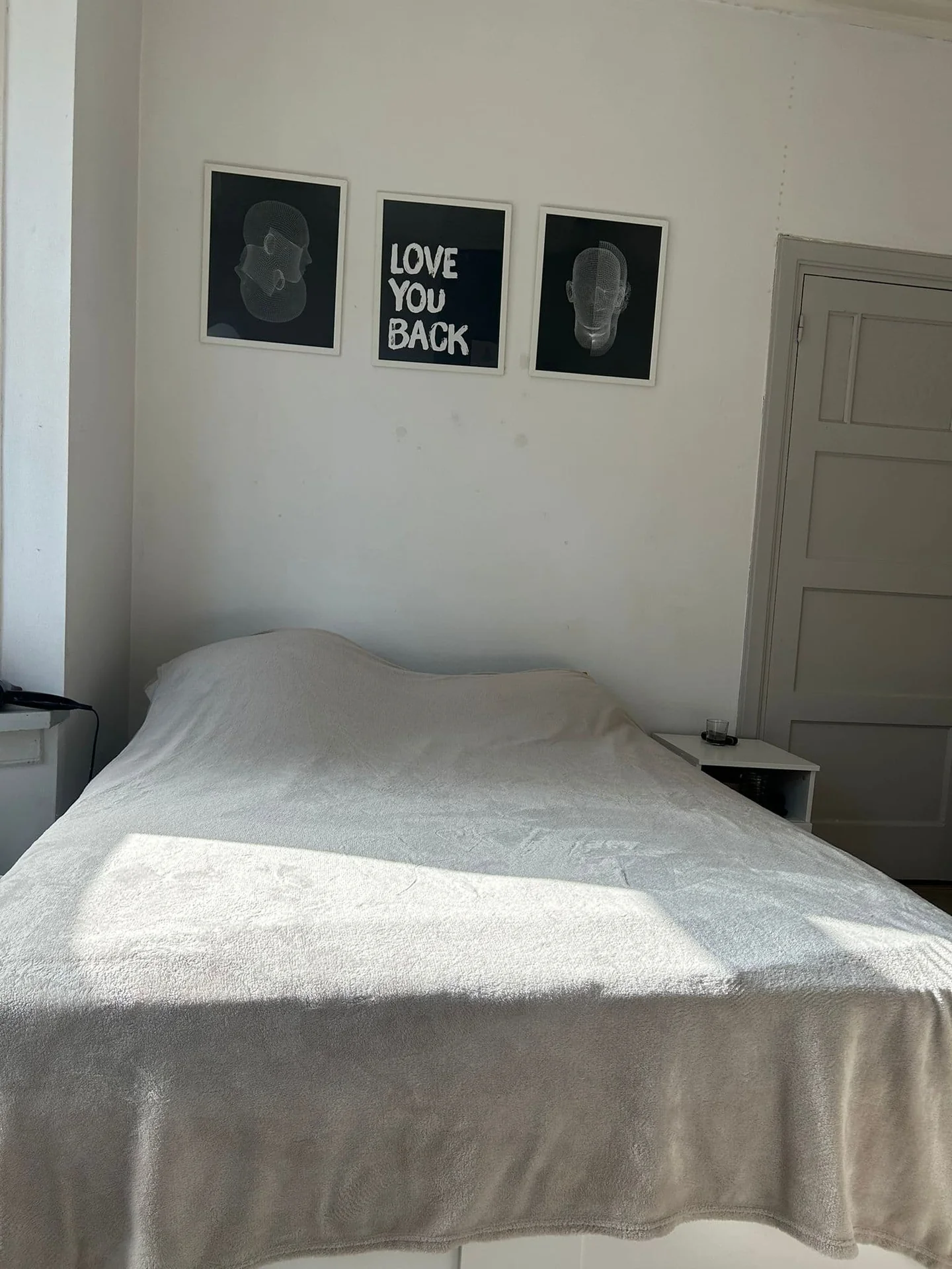 geblurde versie van de foto als achtergrond