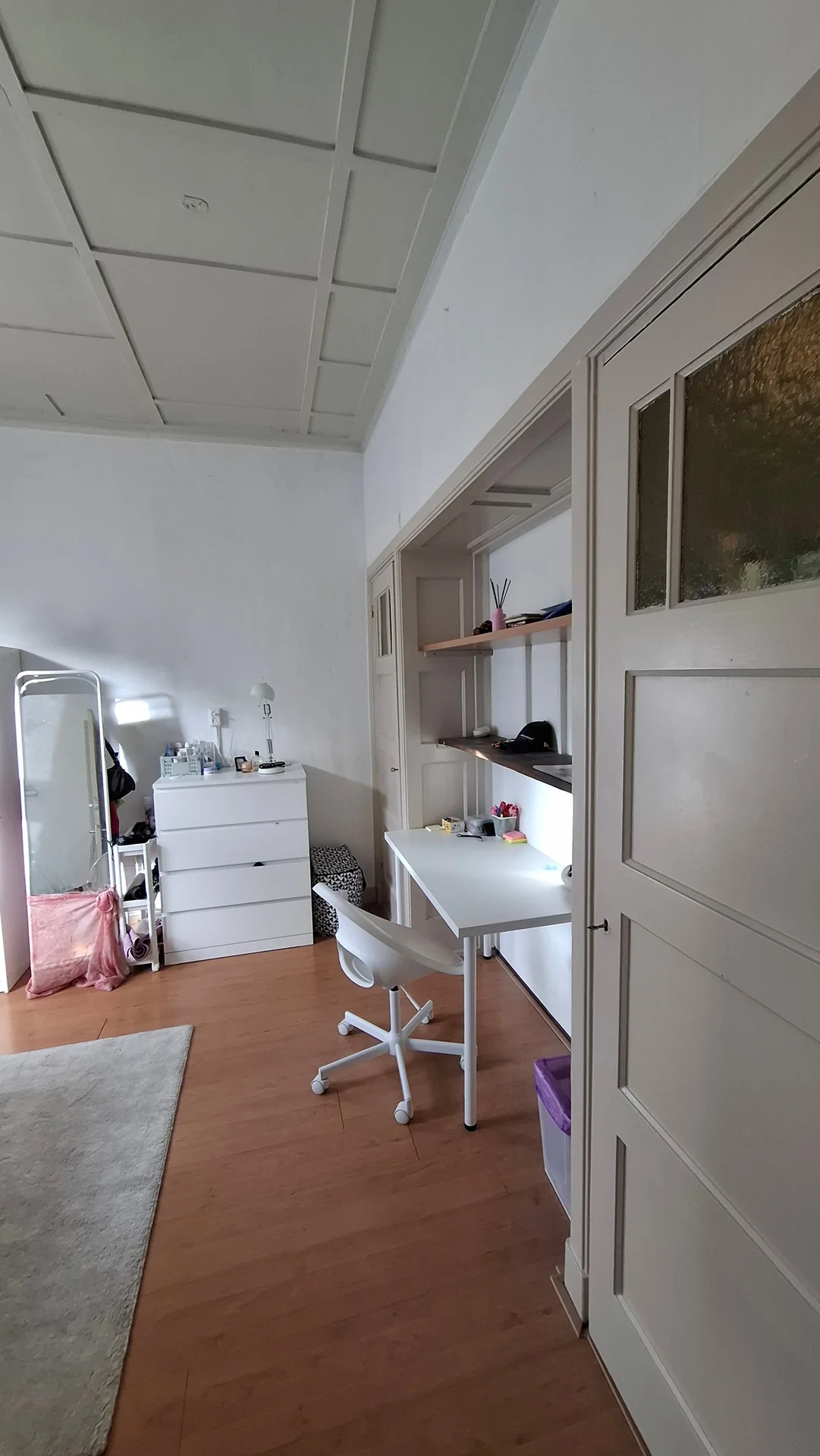 geblurde versie van de foto als achtergrond