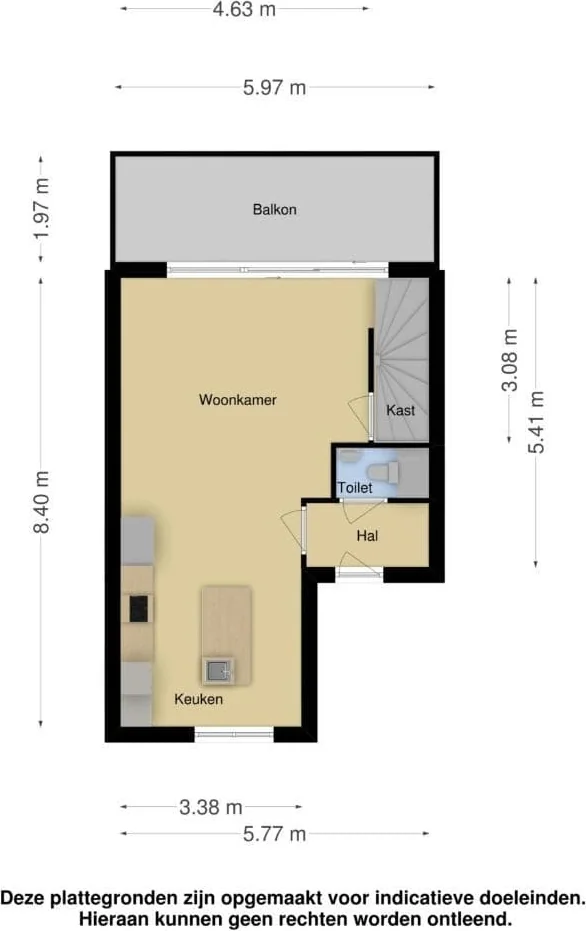 Foto van de Kamer gelegen aan de Vignolahof in Rotterdam