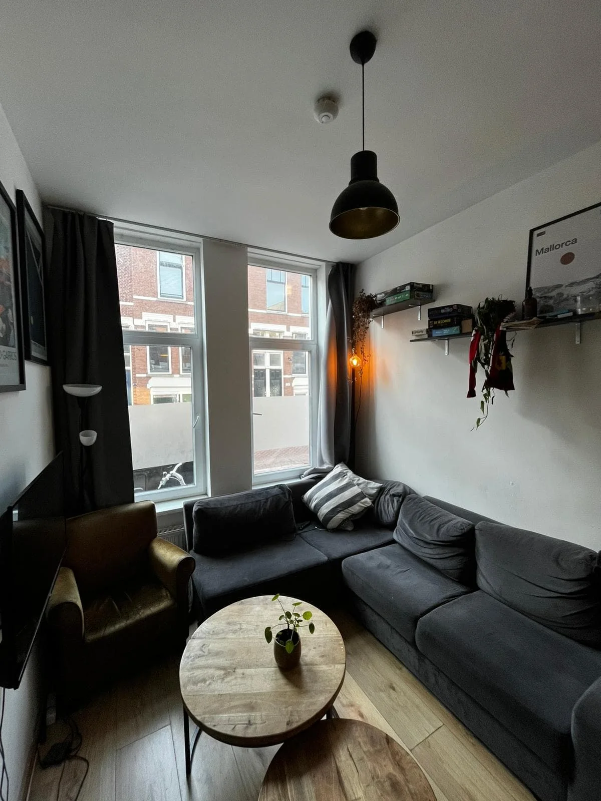 geblurde versie van de foto als achtergrond