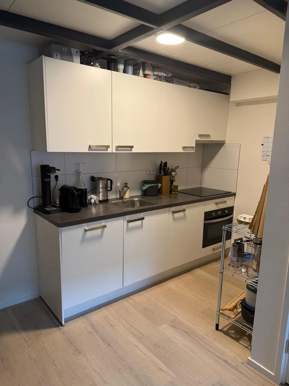 geblurde versie van de foto als achtergrond