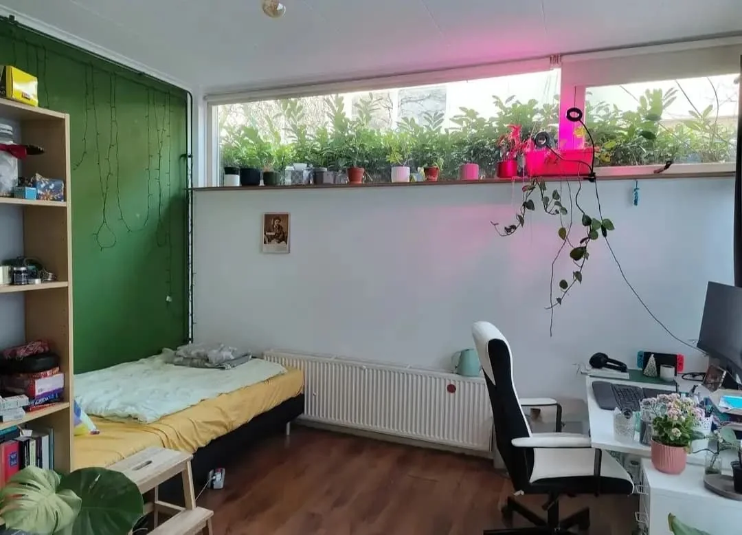 Foto van de Kamer gelegen aan de Oude Bennekomseweg in Wageningen