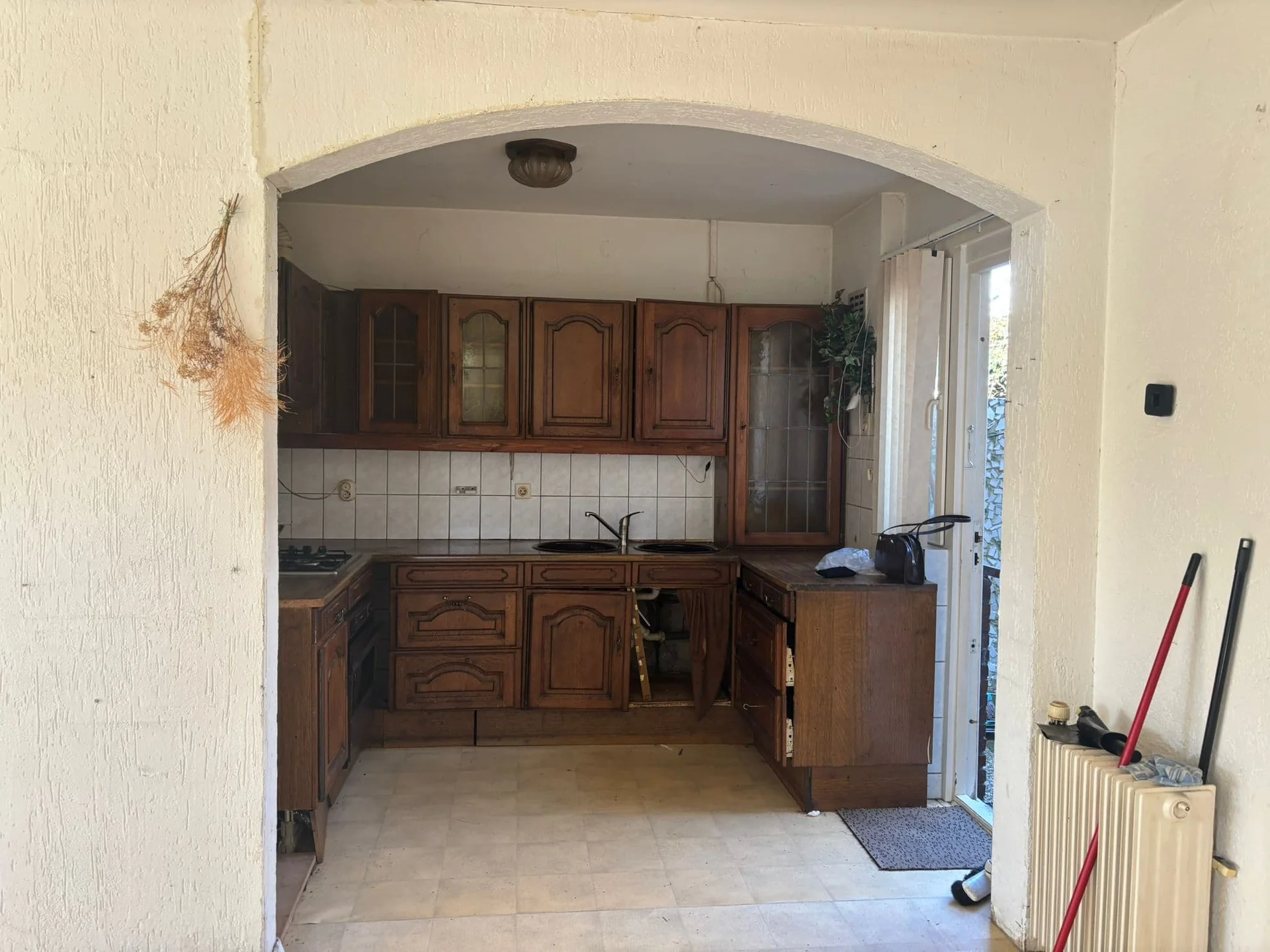 geblurde versie van de foto als achtergrond