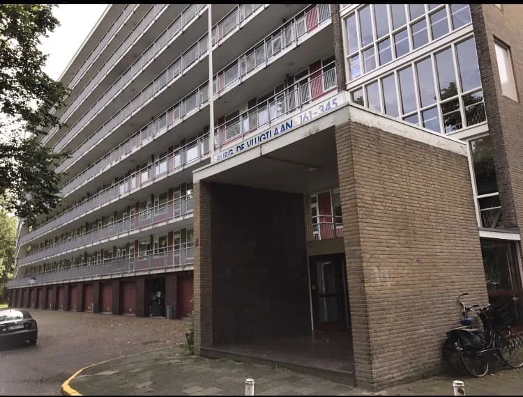 geblurde versie van de foto als achtergrond