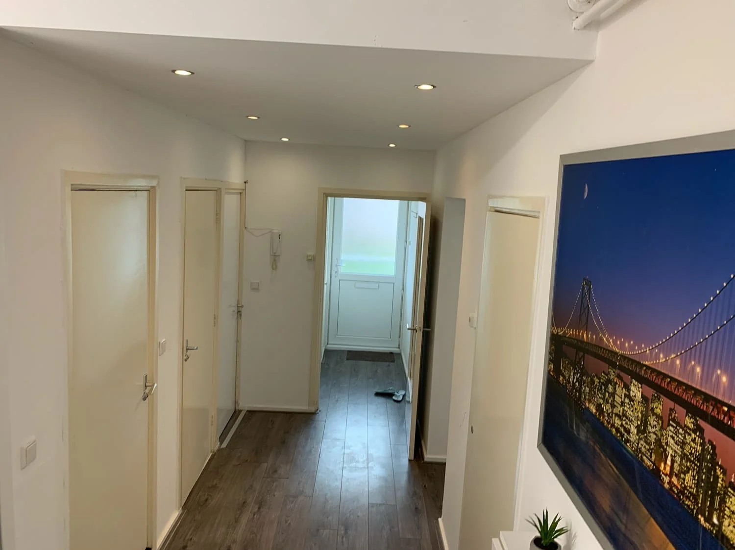 geblurde versie van de foto als achtergrond