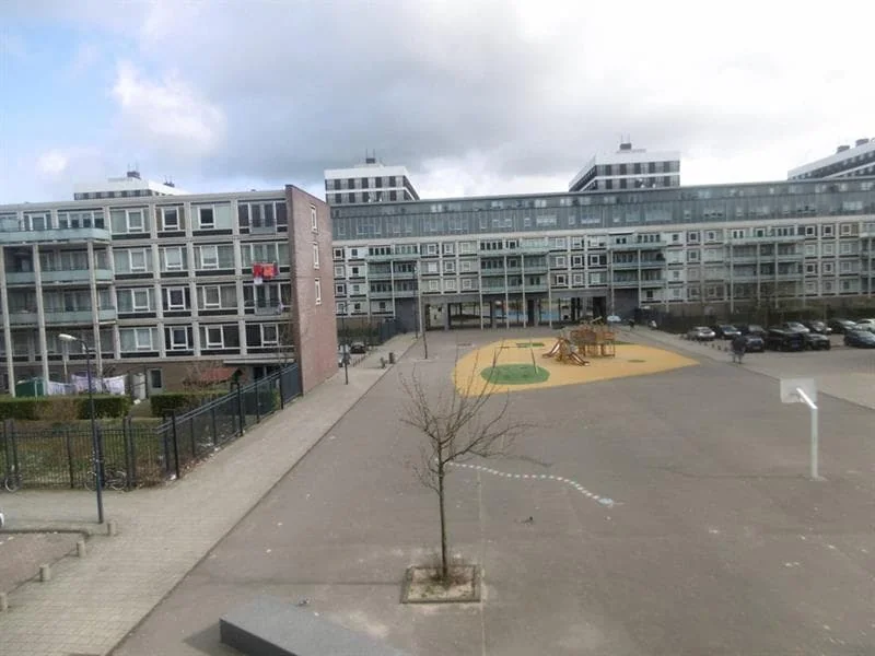 geblurde versie van de foto als achtergrond