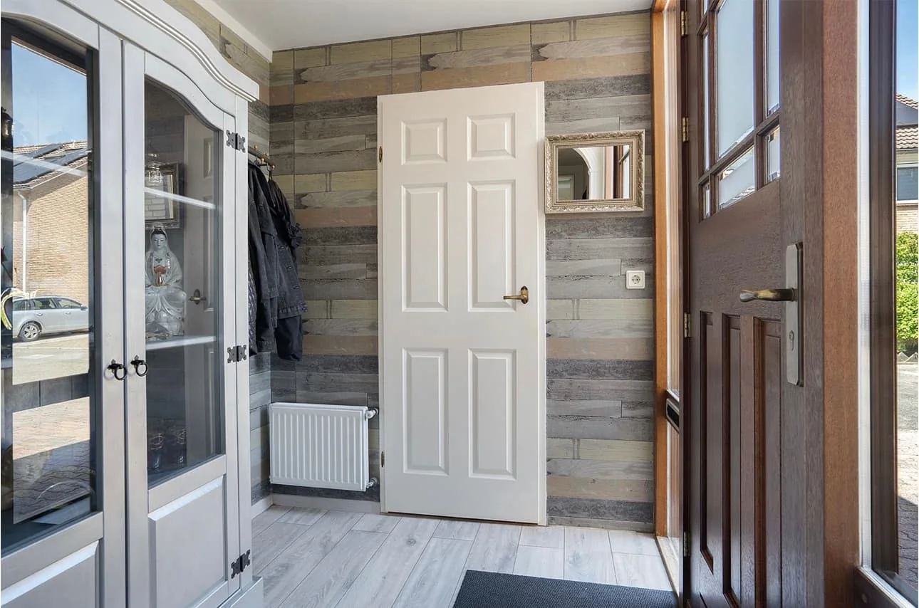 geblurde versie van de foto als achtergrond