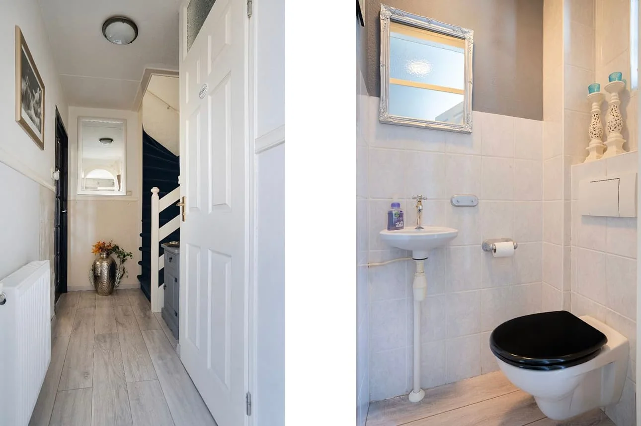 geblurde versie van de foto als achtergrond