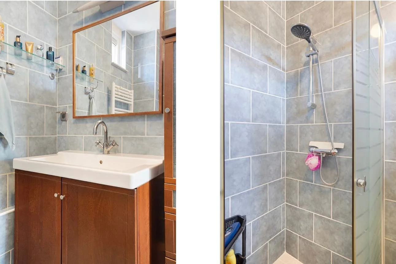 geblurde versie van de foto als achtergrond