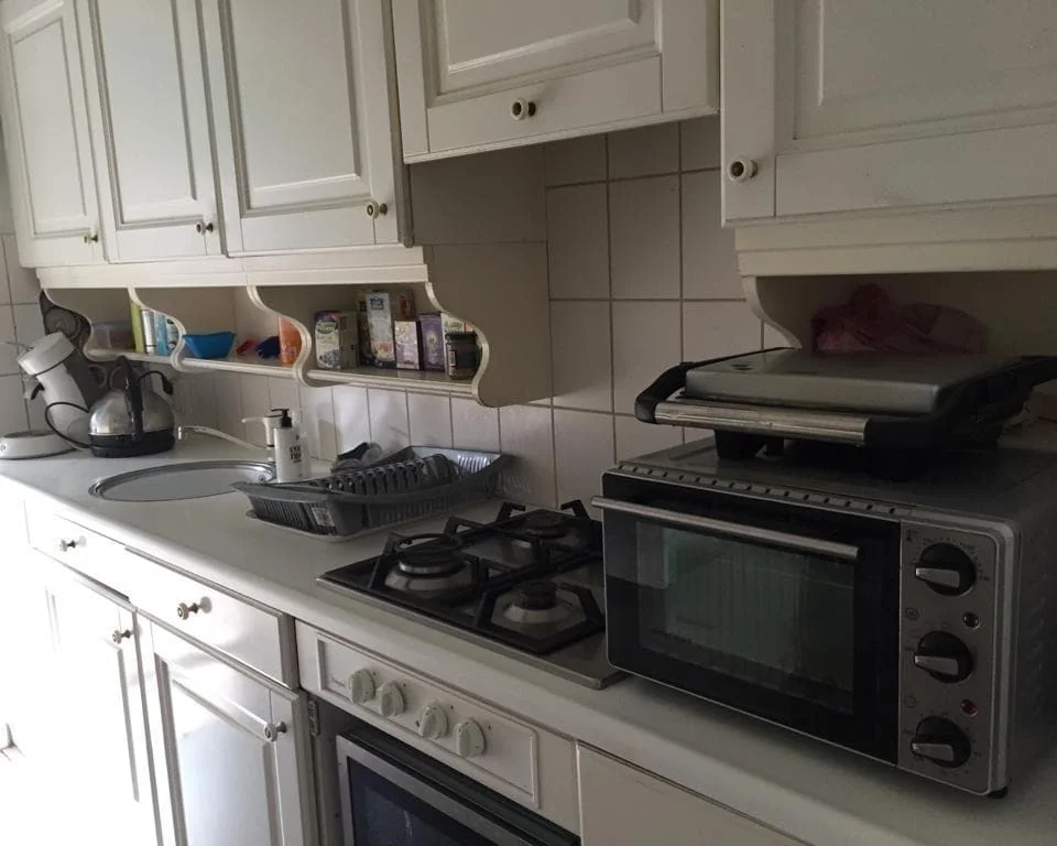 geblurde versie van de foto als achtergrond