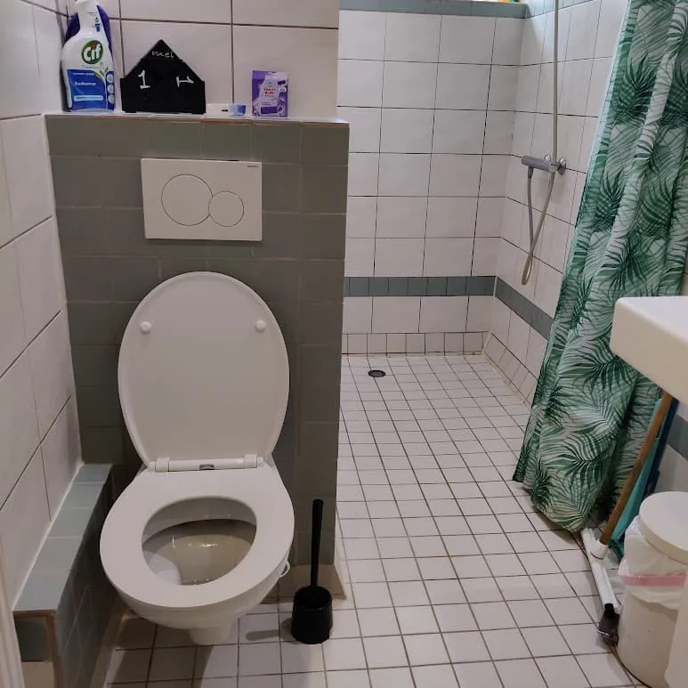 geblurde versie van de foto als achtergrond