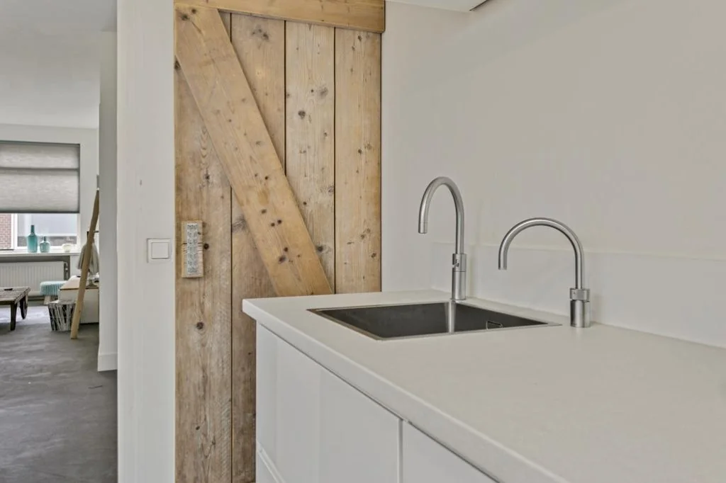 geblurde versie van de foto als achtergrond