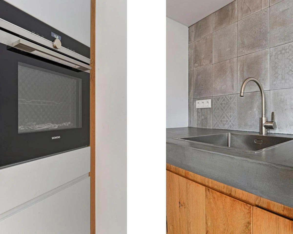 geblurde versie van de foto als achtergrond