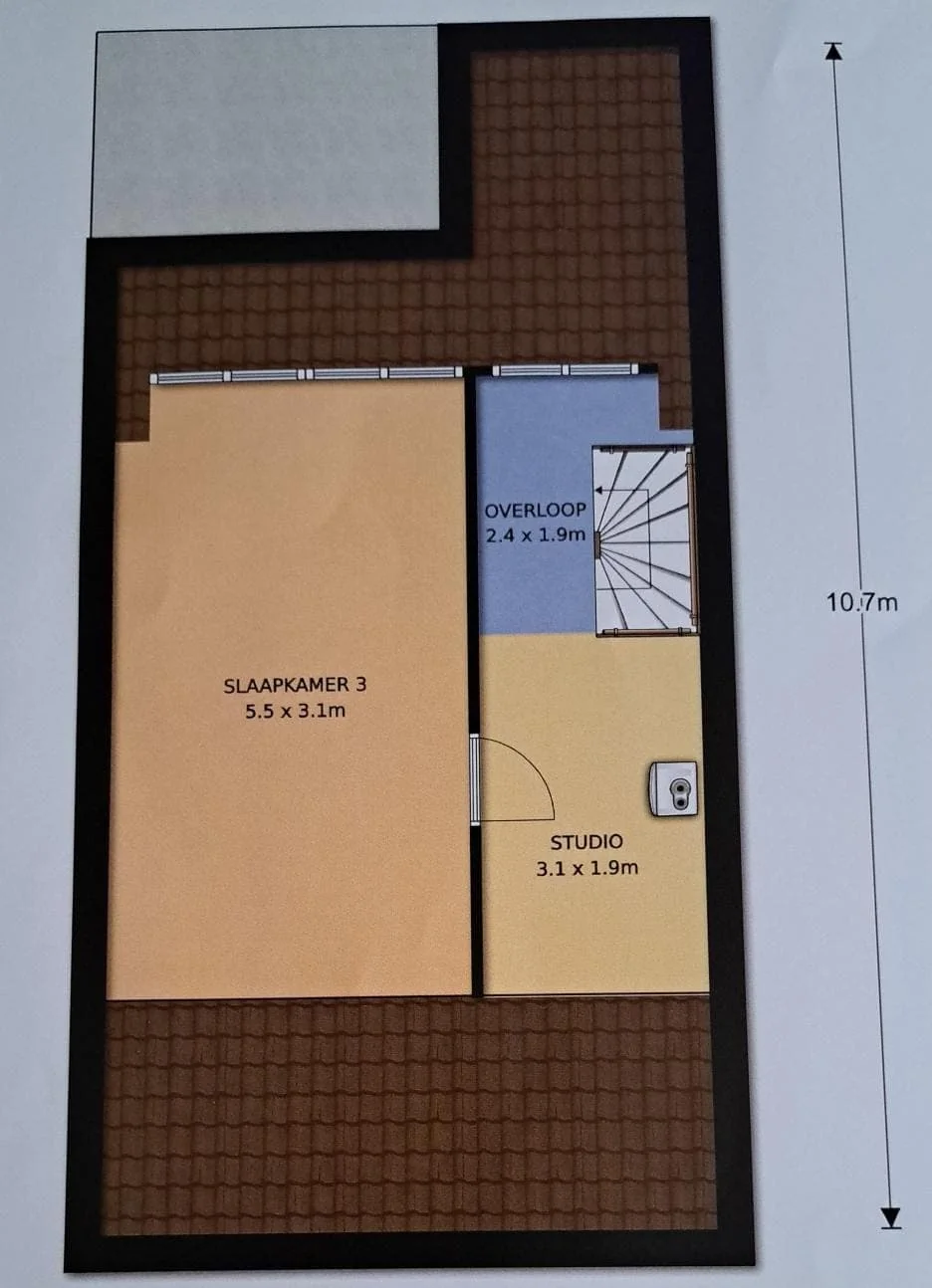 Foto van de Kamer gelegen aan de Zilvergeldstraat in Utrecht