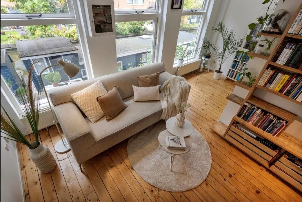 Foto van de Kamer gelegen aan de Lijnbaansgracht in Amsterdam