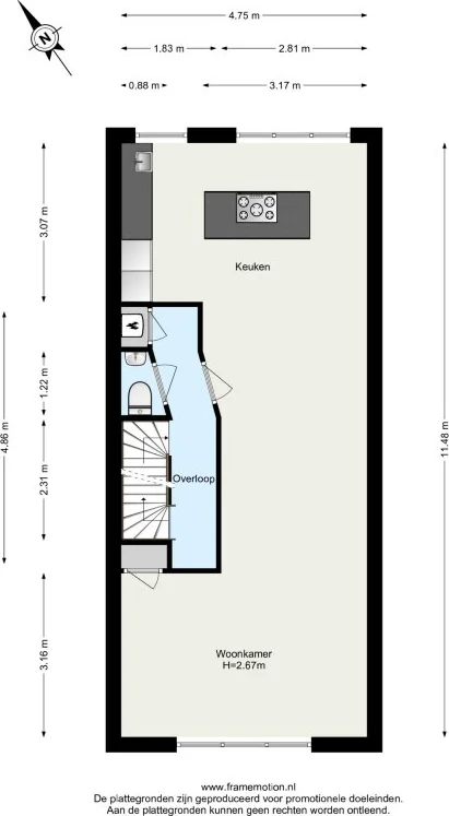 Foto van de Appartement gelegen aan de Mathenesserdijk in Rotterdam