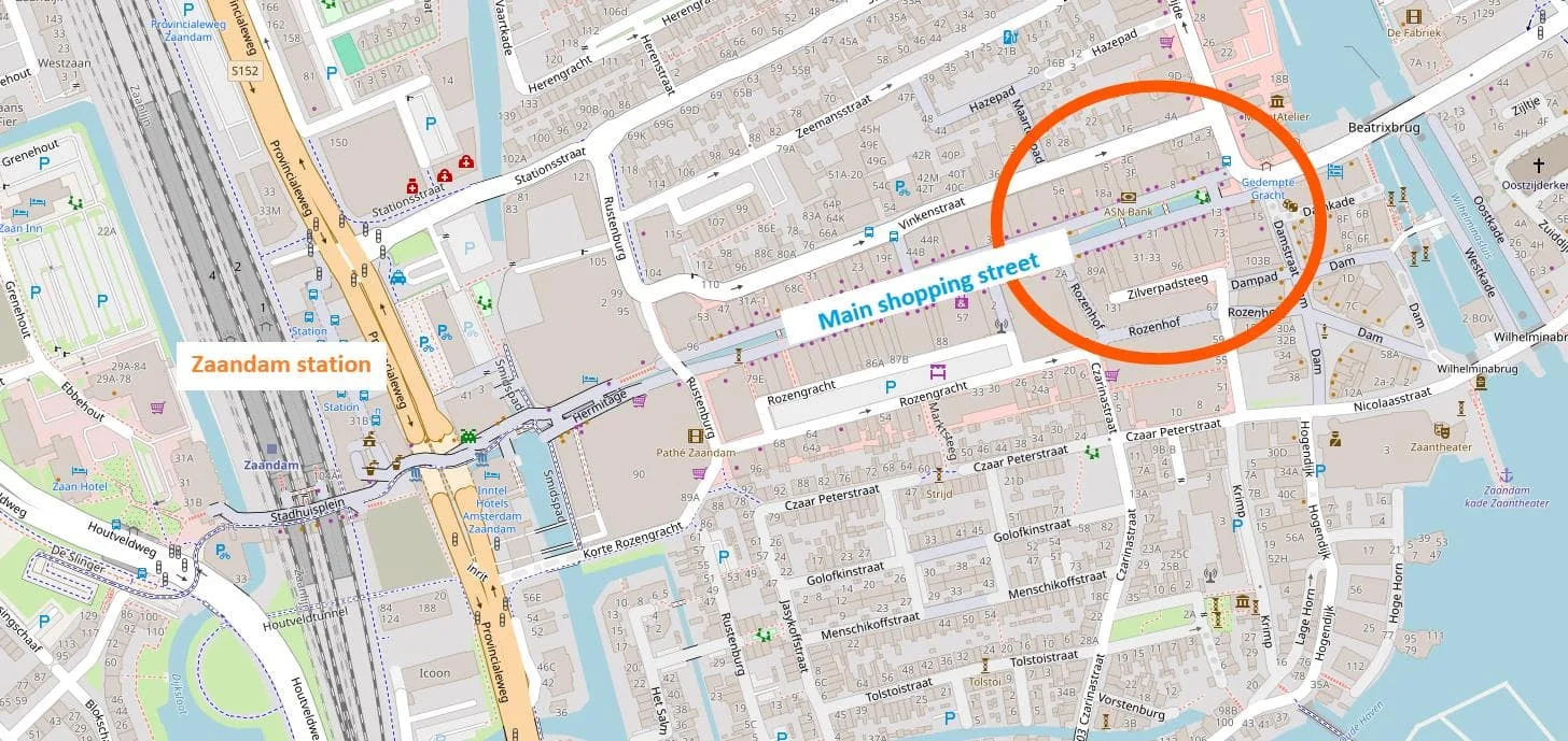 Foto van de Kamer gelegen aan de Gedempte Gracht in Zaandam