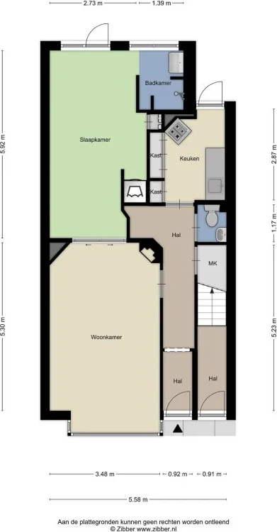 Foto van de Appartement gelegen aan de Groningerstraatweg in Leeuwarden