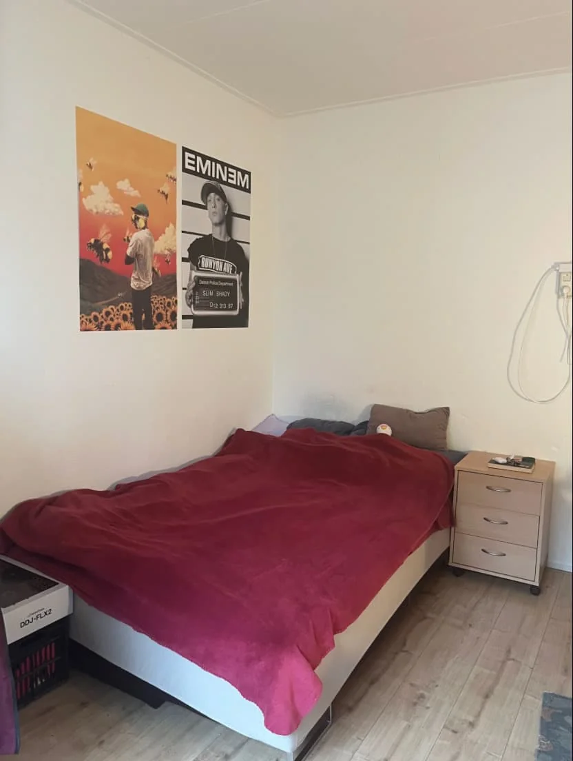 Foto van de Kamer gelegen aan de Telemannstraat in Leeuwarden