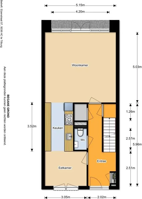 Foto van de Appartement gelegen aan de Elzenstraat in Tilburg