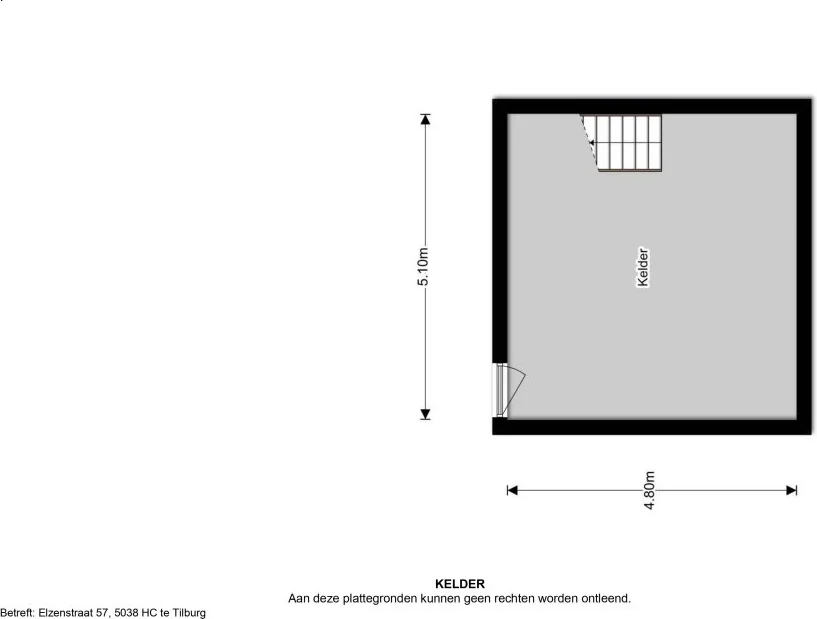 Foto van de Appartement gelegen aan de Elzenstraat in Tilburg
