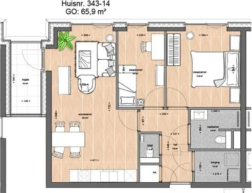Foto van de Appartement gelegen aan de Heezerweg in Eindhoven