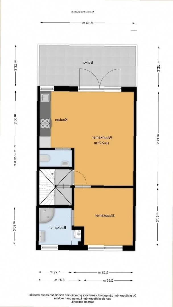 Foto van de Appartement gelegen aan de Noordzeestraat in Utrecht