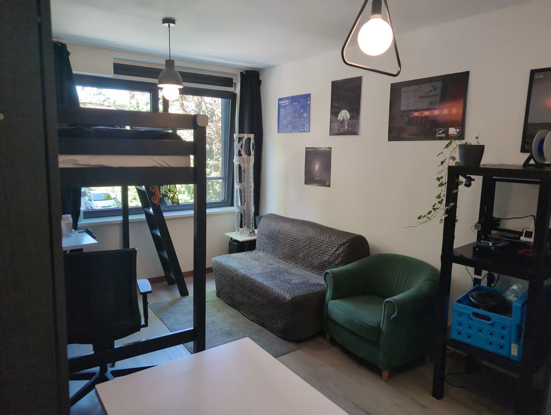 Foto van de Studio gelegen aan de Balthasar van der Polweg in Delft
