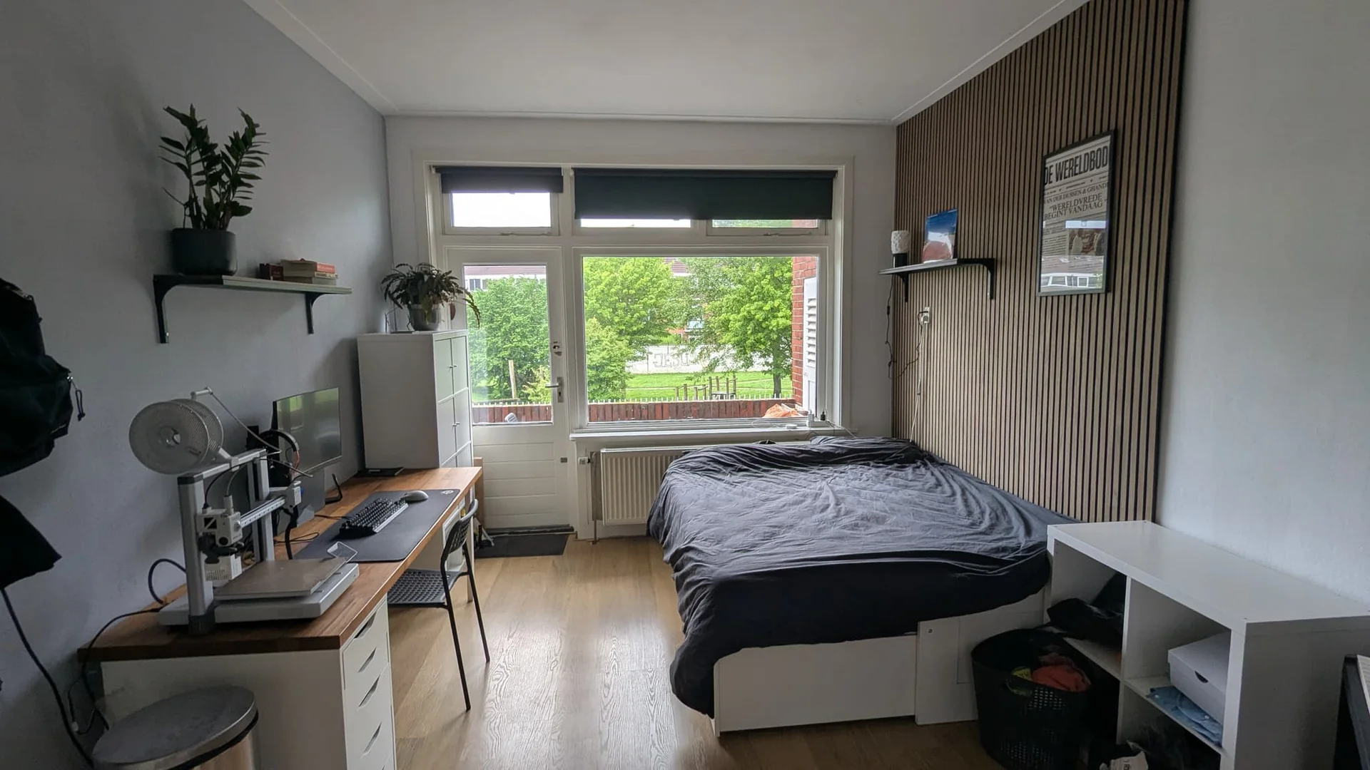 Foto van de Kamer gelegen aan de Gorechtkade in Groningen
