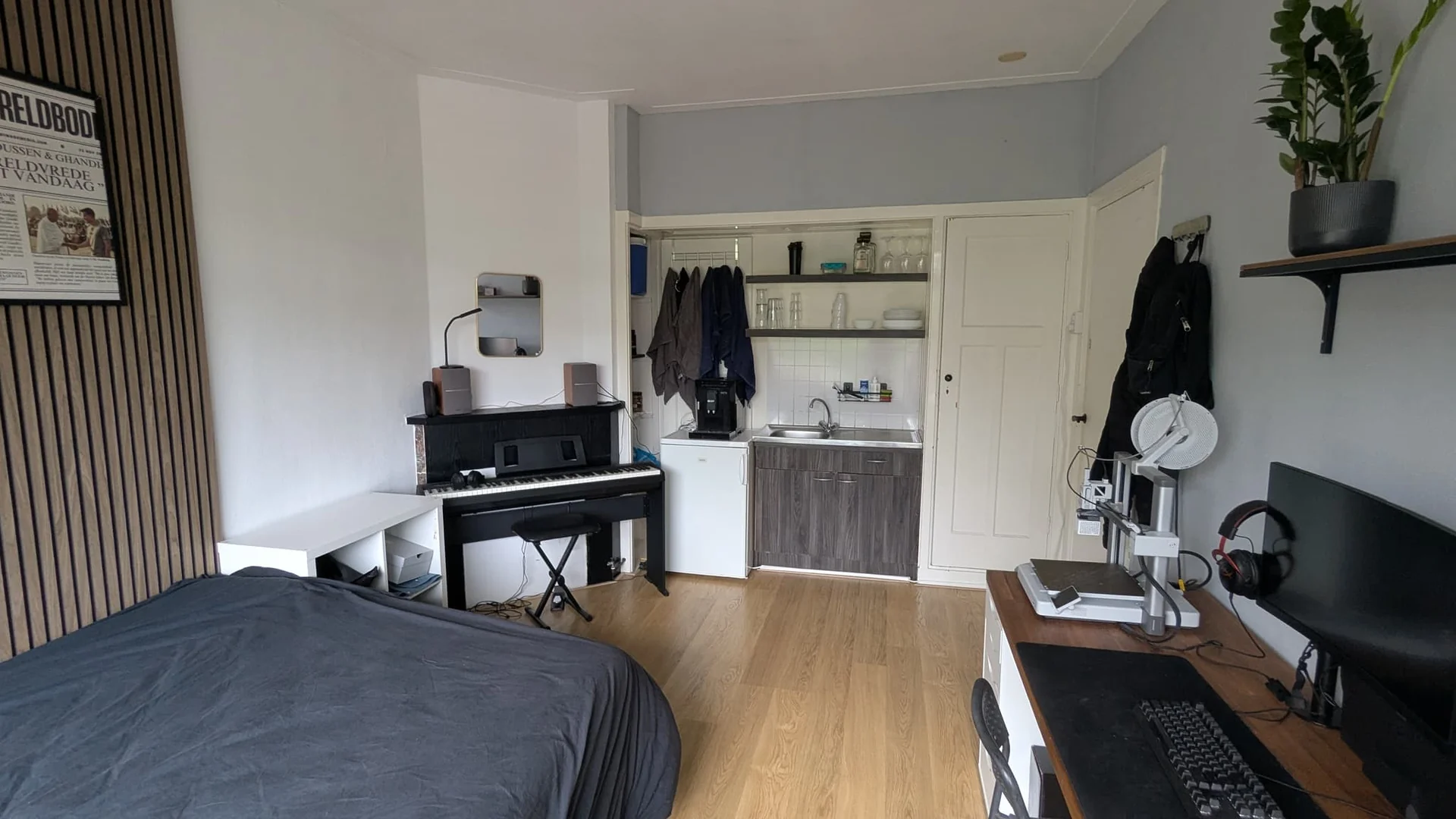 Foto van de Kamer gelegen aan de Gorechtkade in Groningen