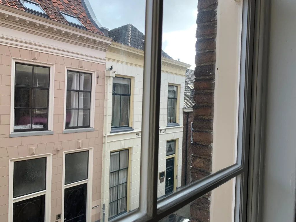 geblurde versie van de foto als achtergrond