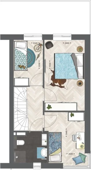 Foto van de Appartement gelegen aan de Dick van Tussenbroekhof in Zaltbommel