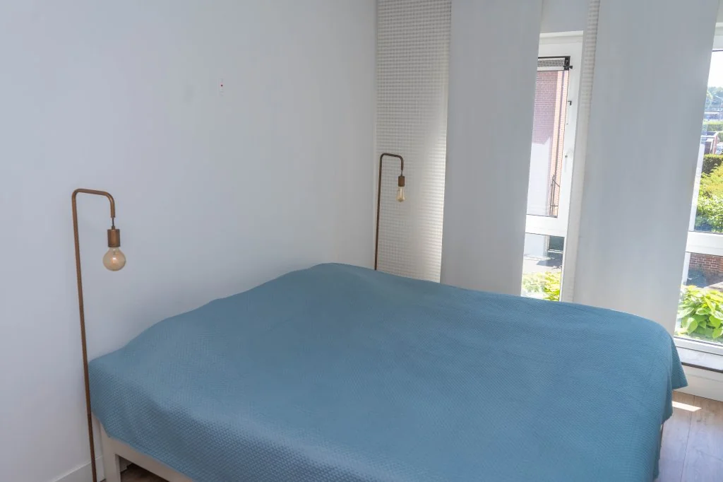 geblurde versie van de foto als achtergrond