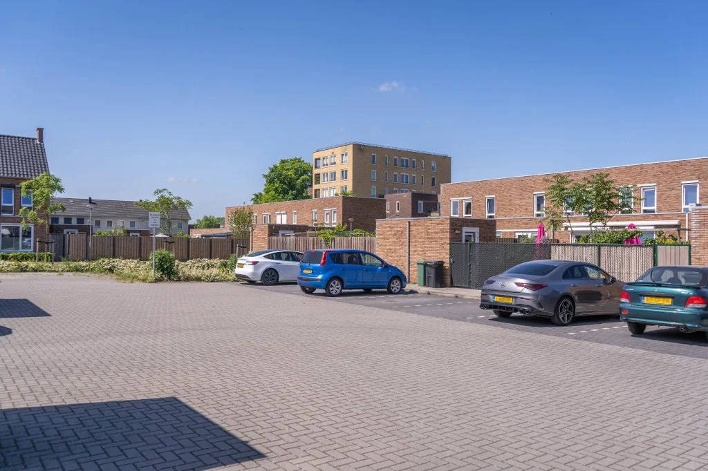 geblurde versie van de foto als achtergrond