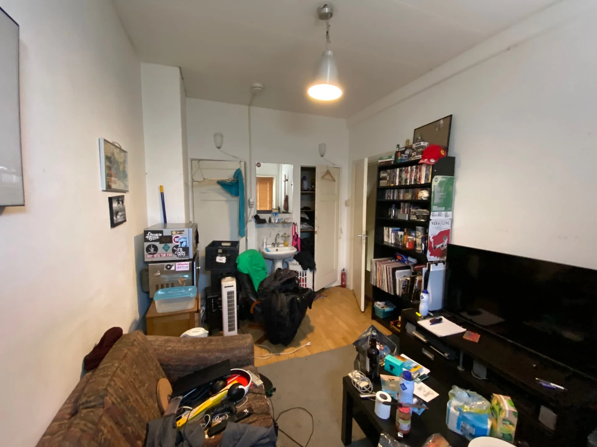 geblurde versie van de foto als achtergrond