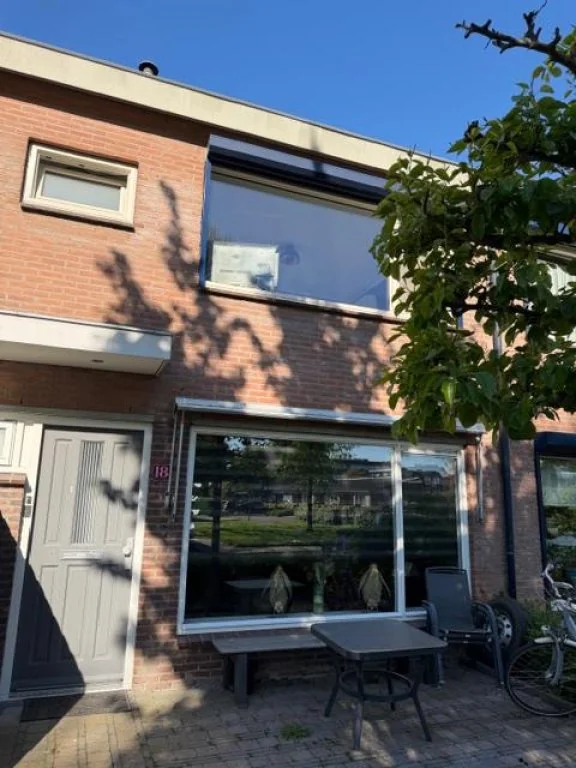 geblurde versie van de foto als achtergrond