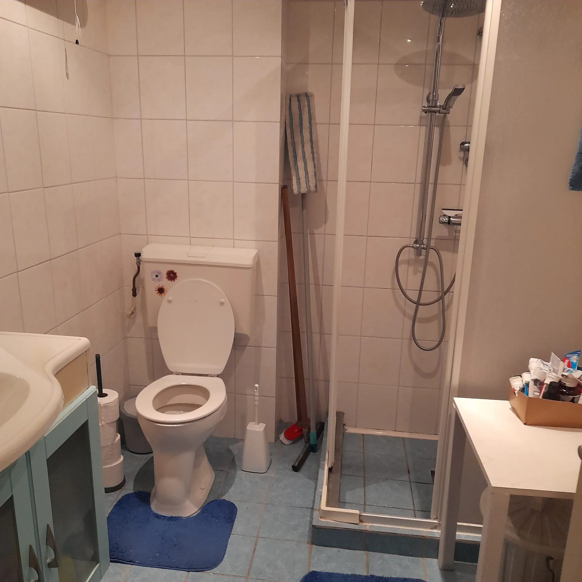 geblurde versie van de foto als achtergrond