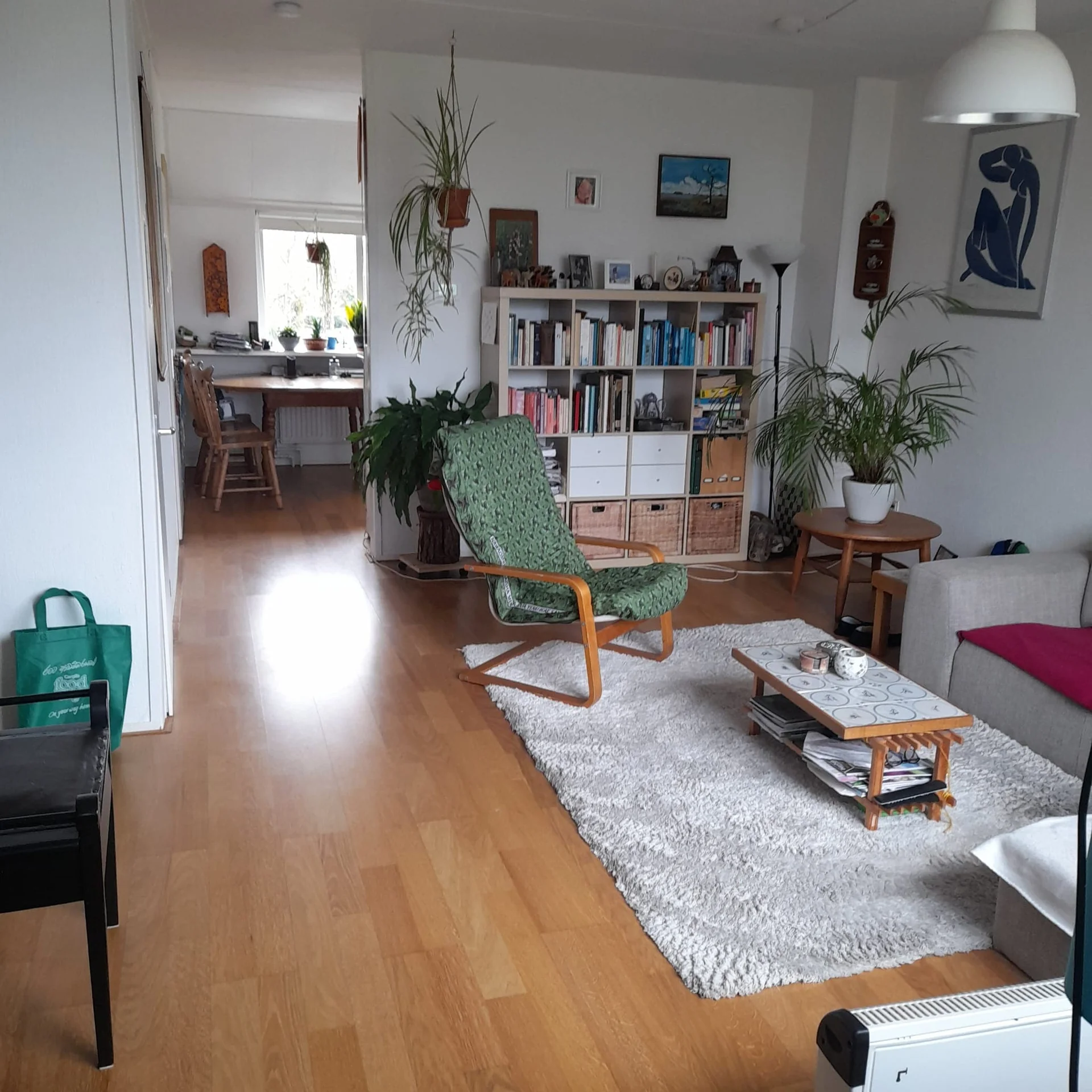 geblurde versie van de foto als achtergrond