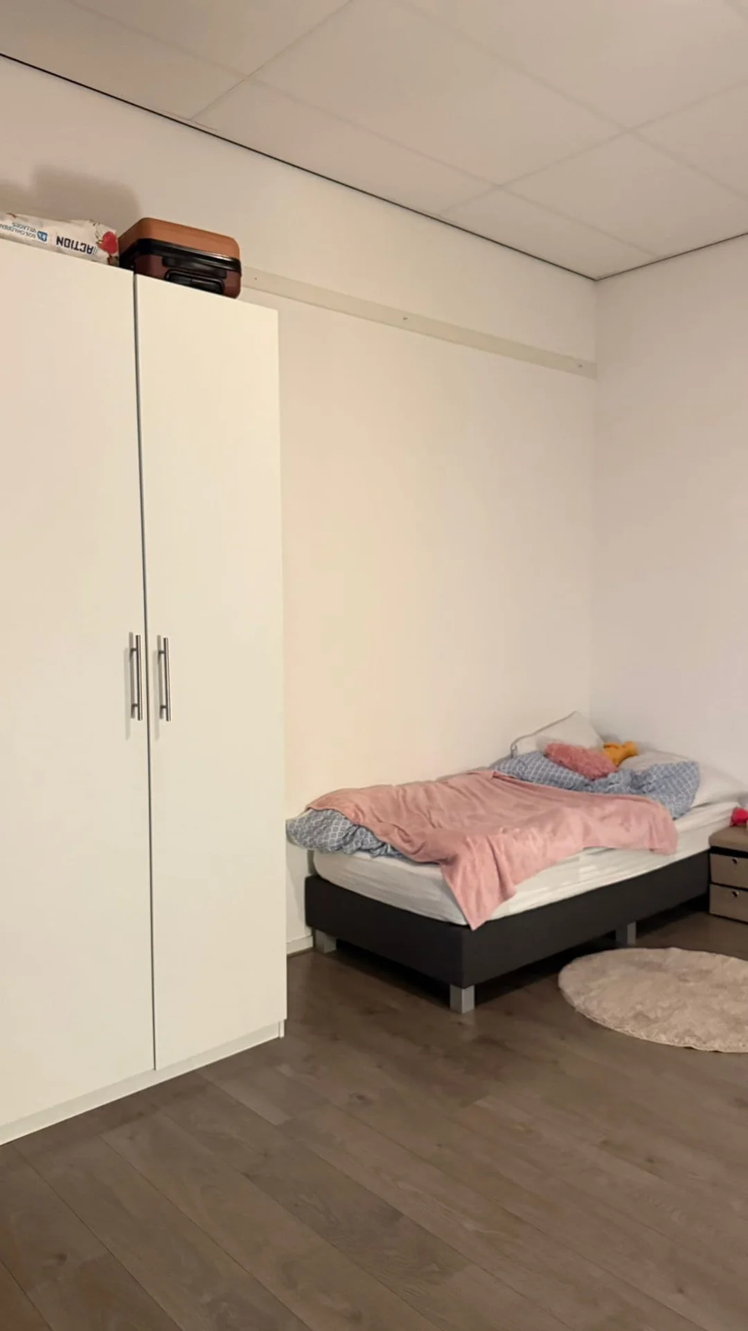 geblurde versie van de foto als achtergrond