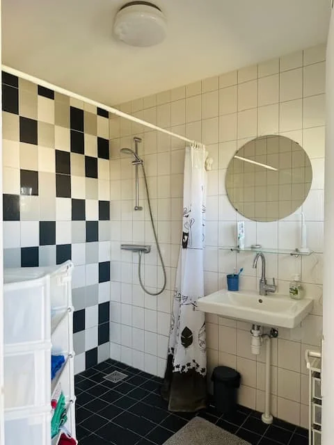 geblurde versie van de foto als achtergrond