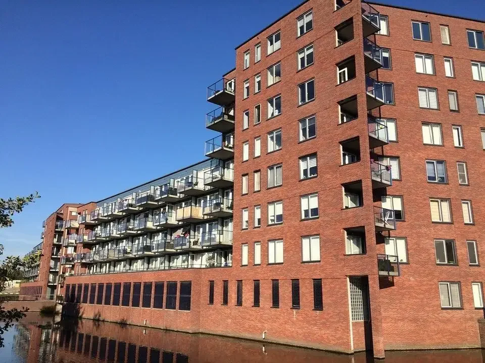 geblurde versie van de foto als achtergrond