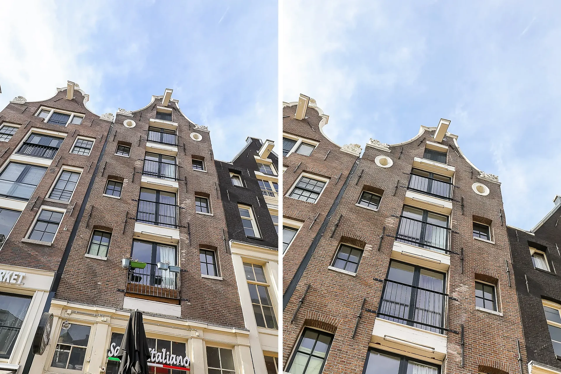 geblurde versie van de foto als achtergrond