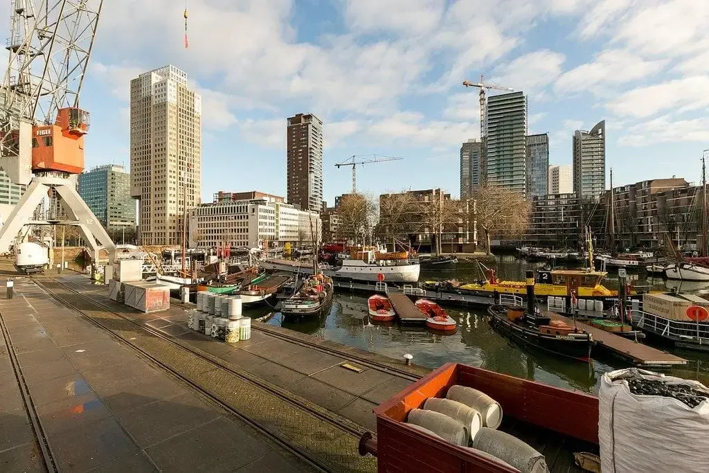 geblurde versie van de foto als achtergrond