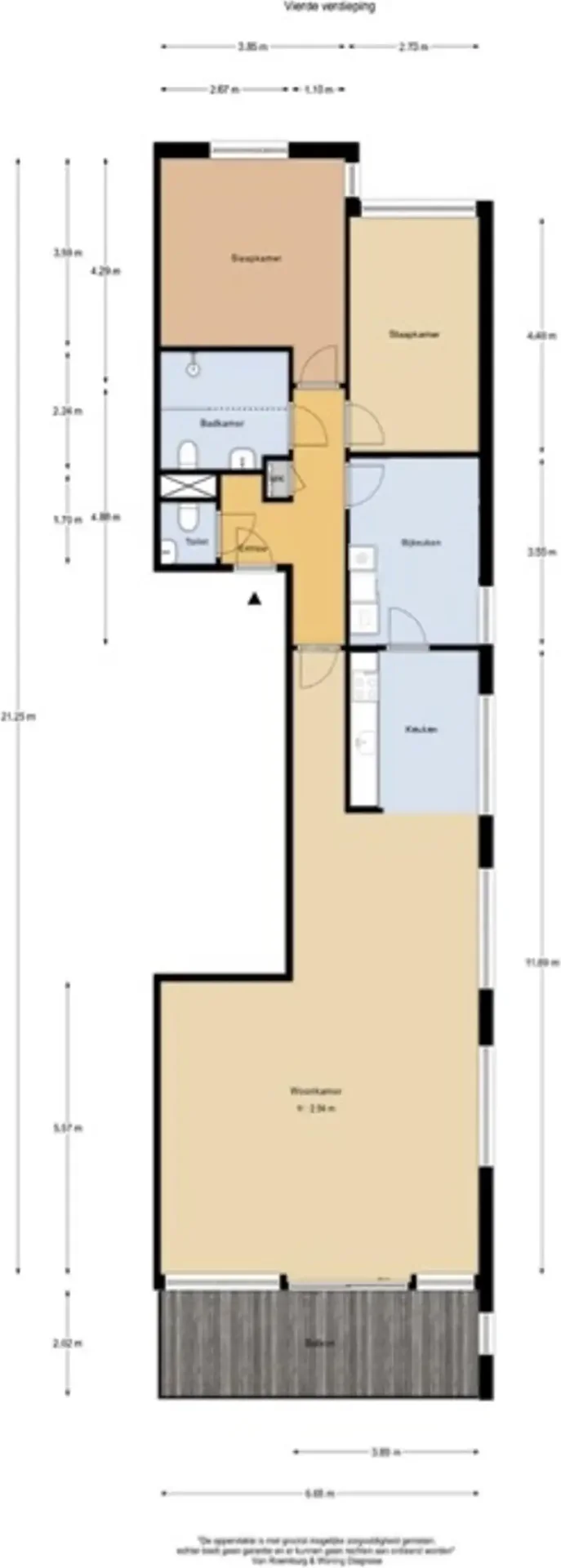 Foto van de Appartement gelegen aan de Laan van Deshima in Amstelveen