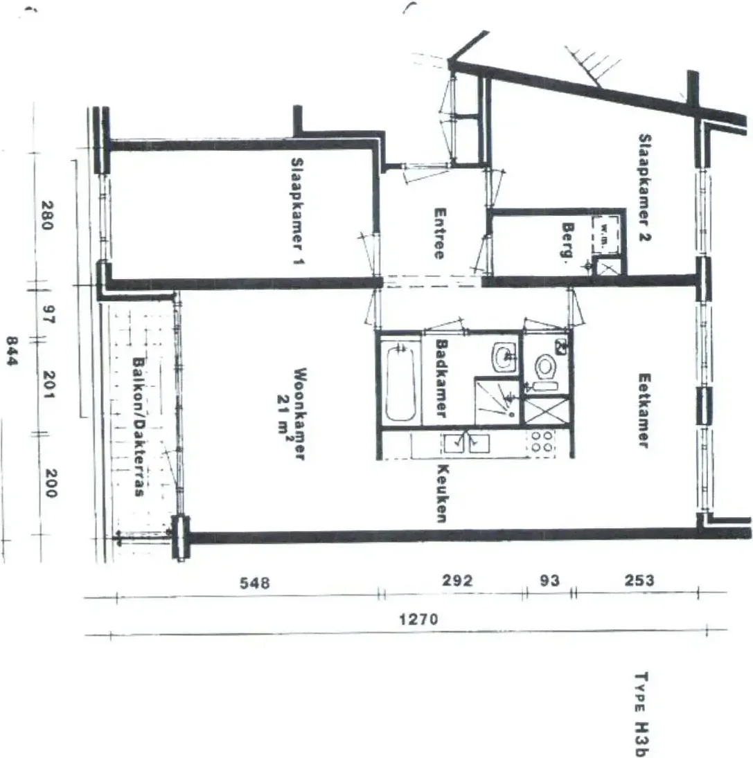 Foto van de Appartement gelegen aan de Clermontlunet in Maastricht