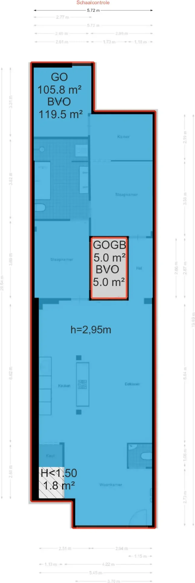 Foto van de Appartement gelegen aan de Schoterweg in Haarlem