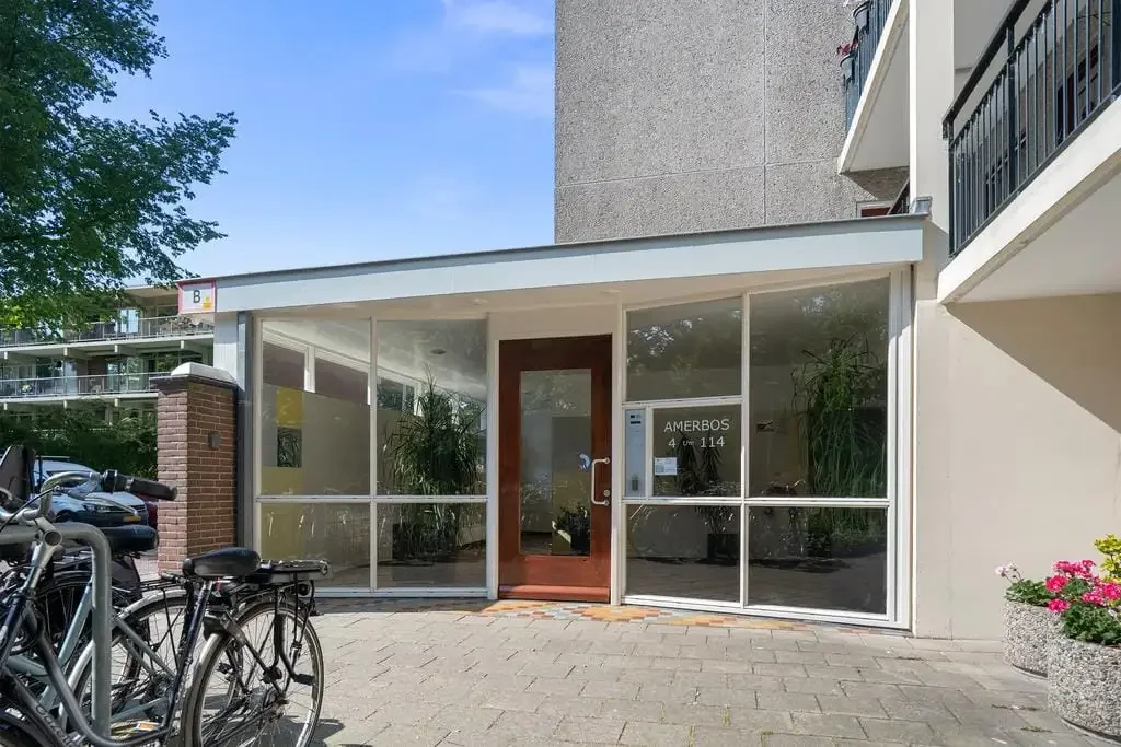 geblurde versie van de foto als achtergrond