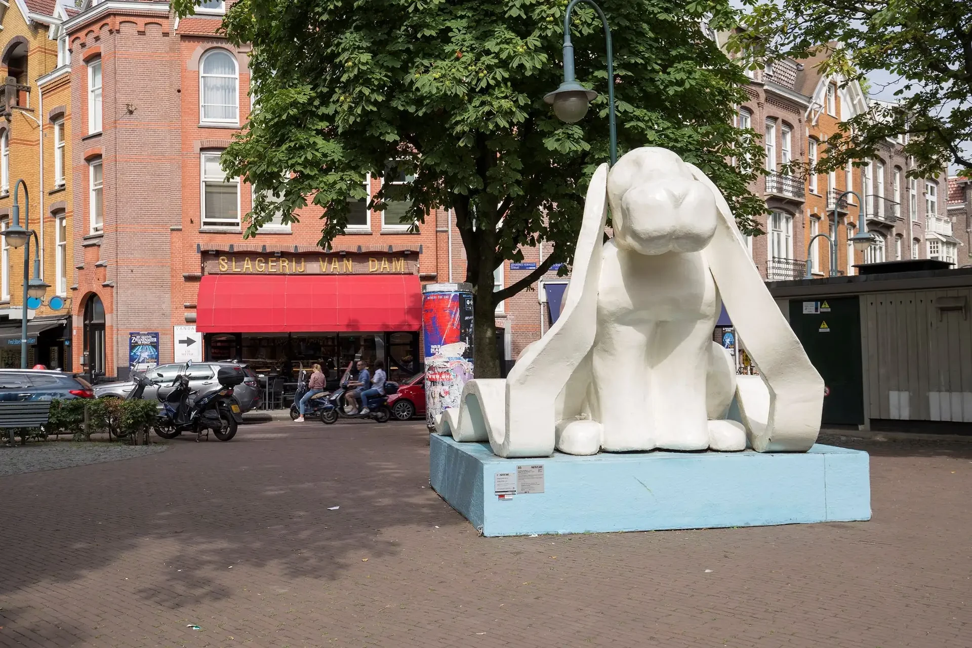 geblurde versie van de foto als achtergrond